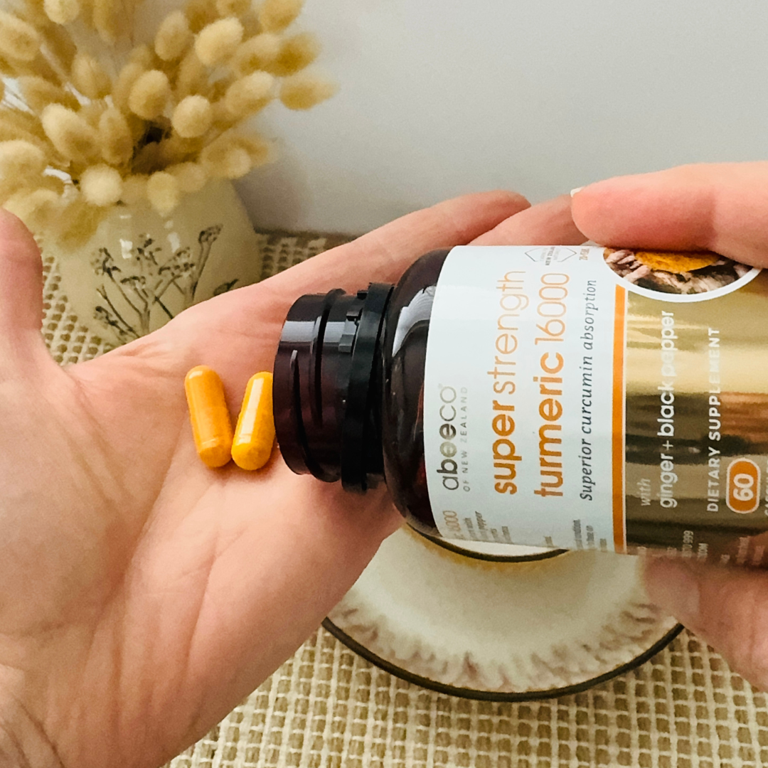 abeeco super strength turmeric 16000 with ginger and black pepper
