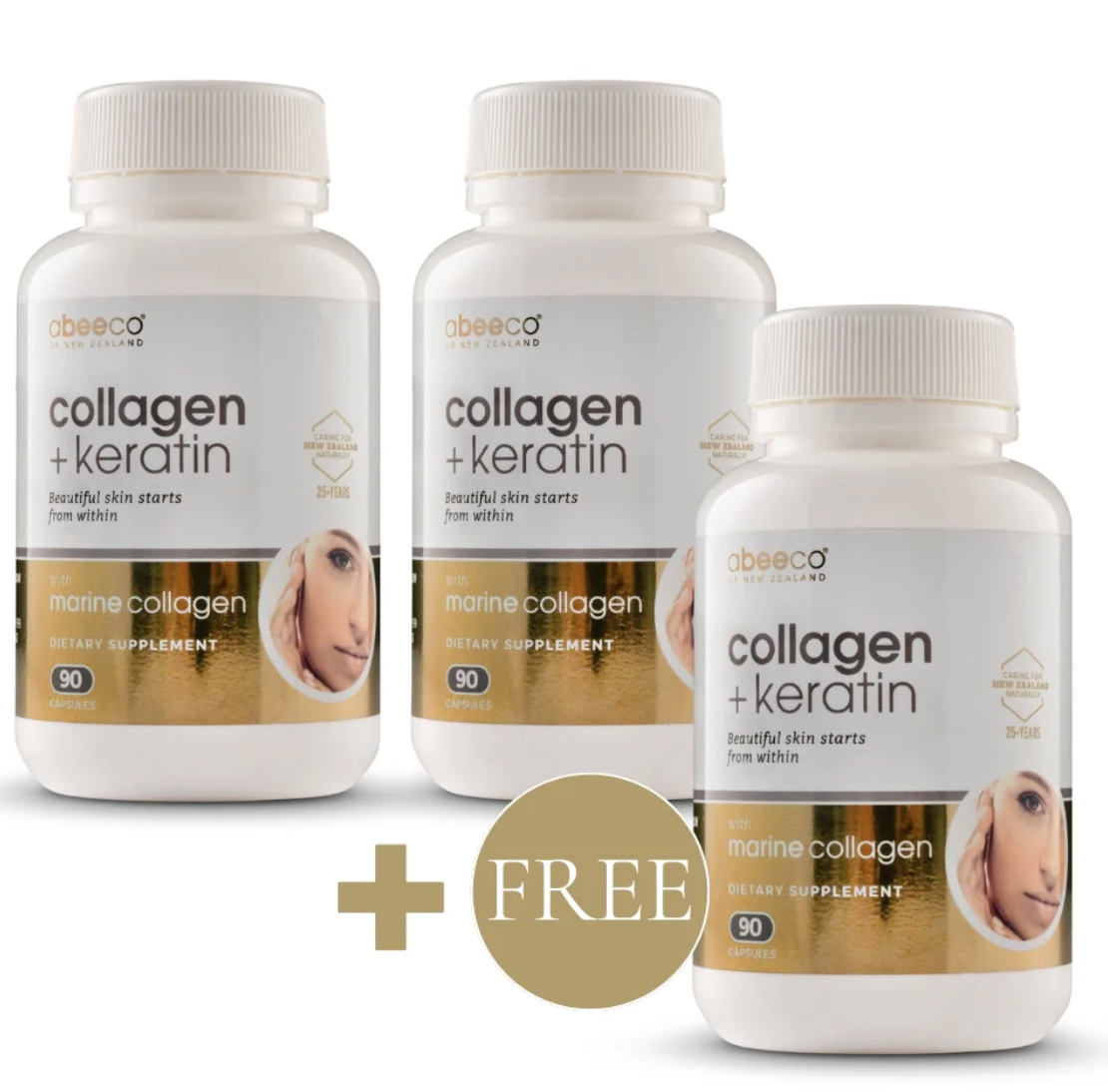 Marine Collagen + Keratin Supplement