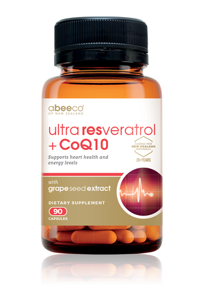 Ultra Resveratrol + CoQ10 - Supplements & Vitamins - abeeco