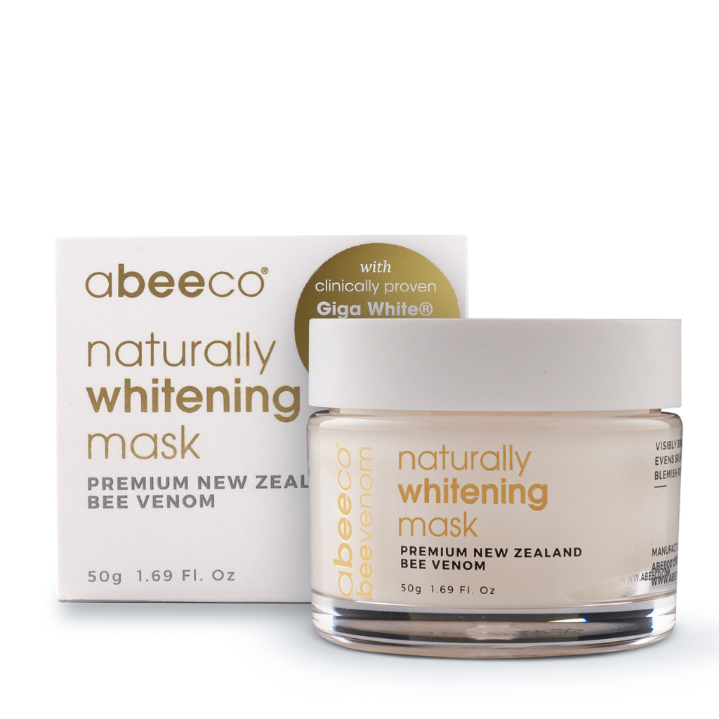 abeeco naturally whitening mask with box