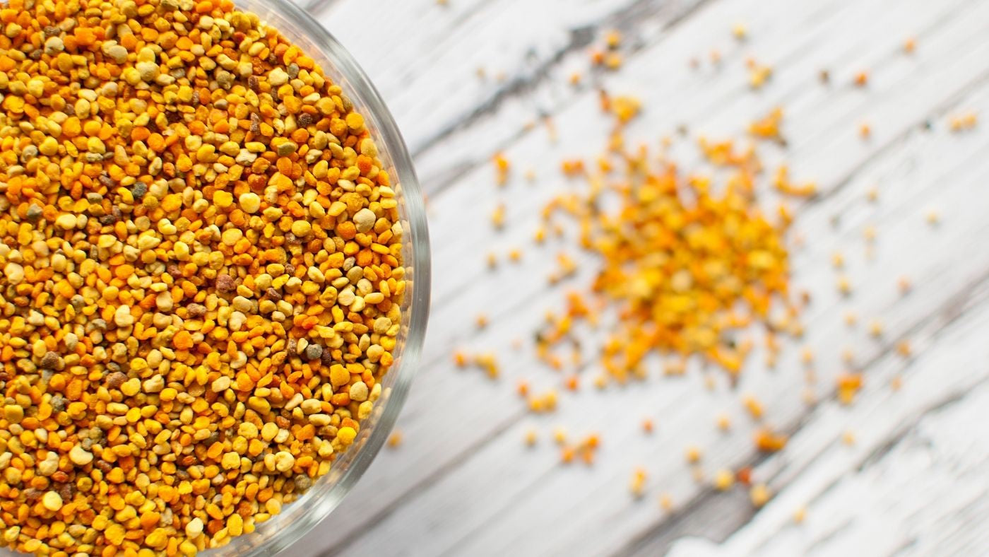 loose bee pollen granules for bee pollen blog