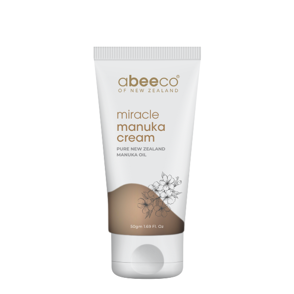 tube of Miracle Manuka Cream on a white background