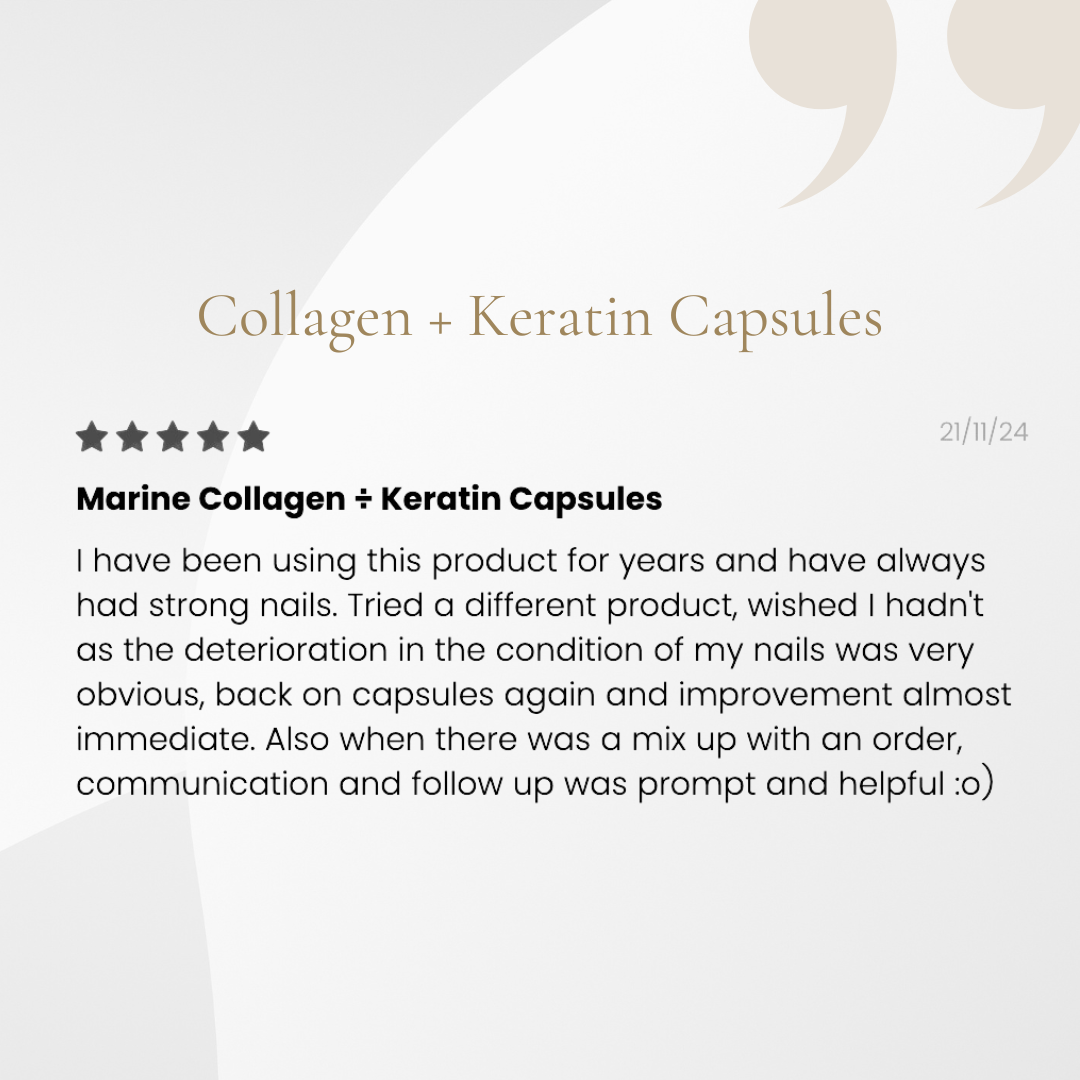 Marine Collagen + Keratin Supplement