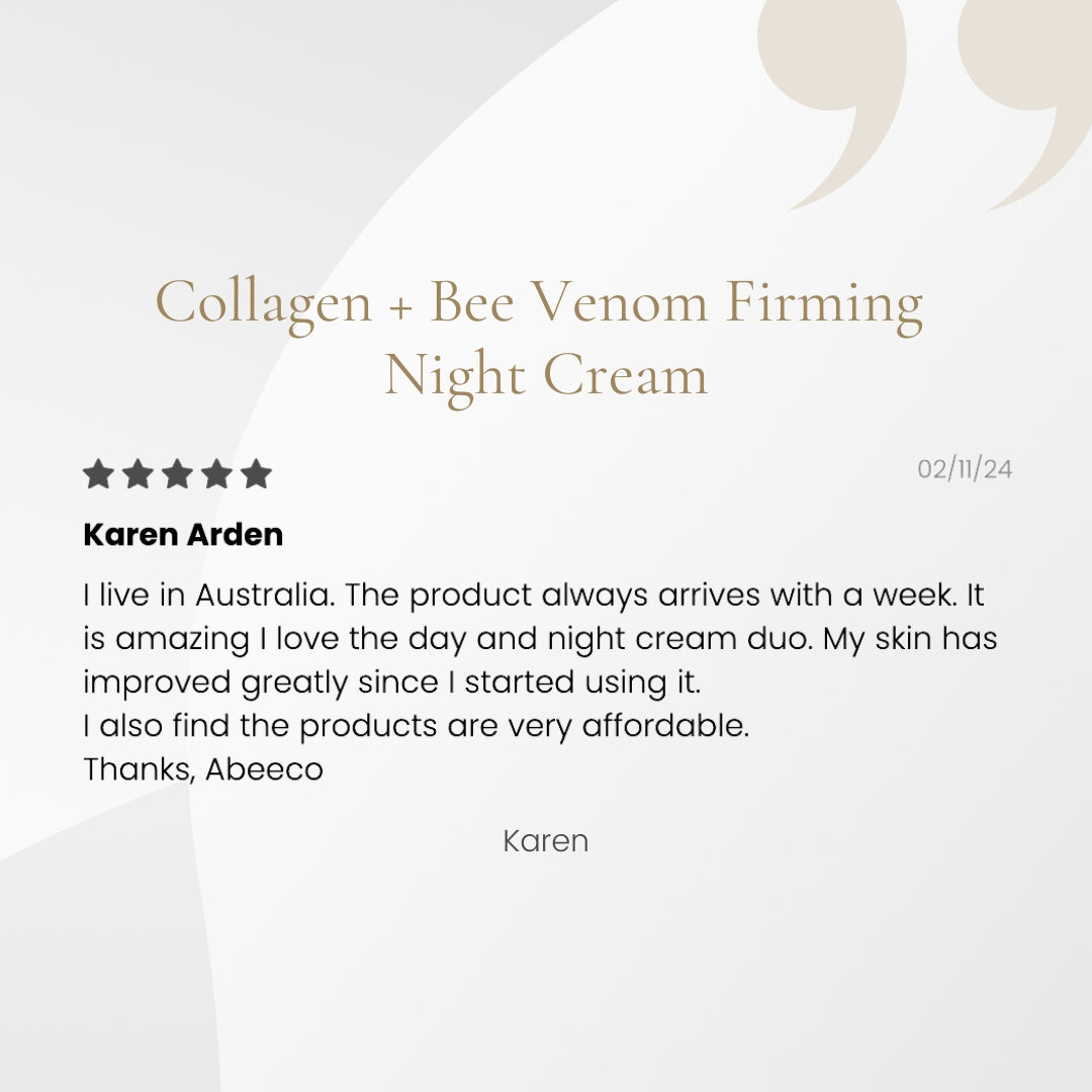 Collagen + Bee Venom Firming Night Cream