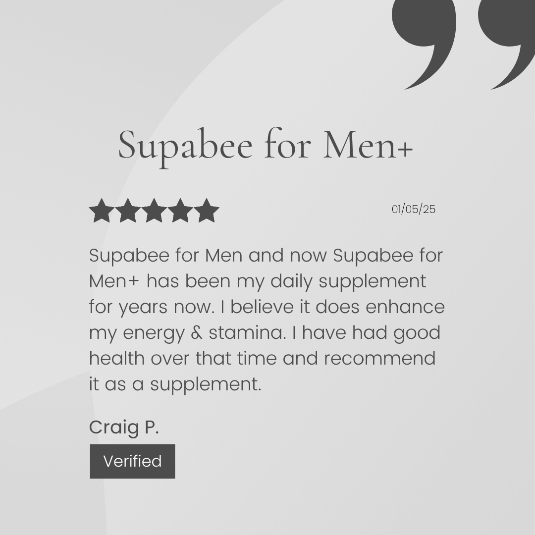 Supabee for Men+ Featured 5 star reviews