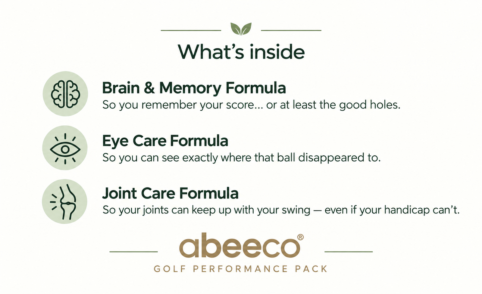 Golf Performance Pack