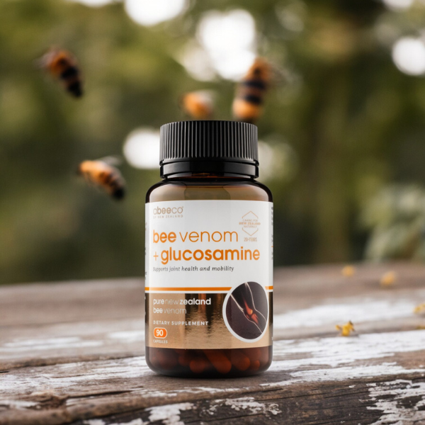 bee venom and glucosamine supplements | 90 capsules