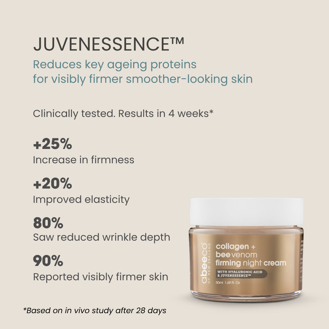 abeeco collagen + bee venom firming night cream face cream