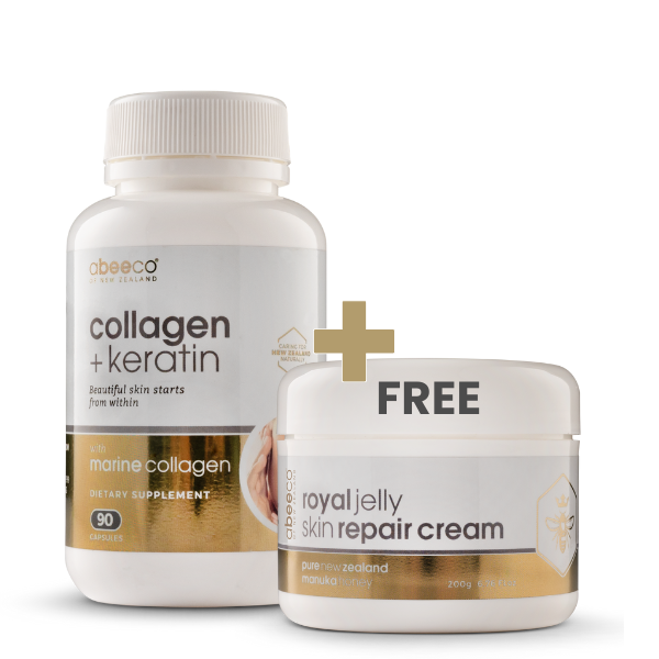 Marine Collagen + Keratin Capsules