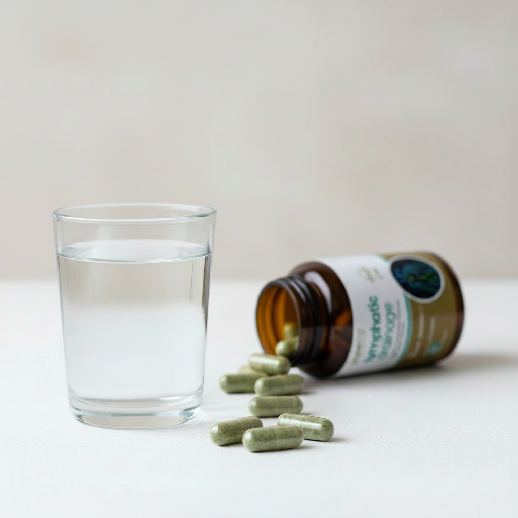 Lymphatic Drainage Capsules Lifestyle - White Caps