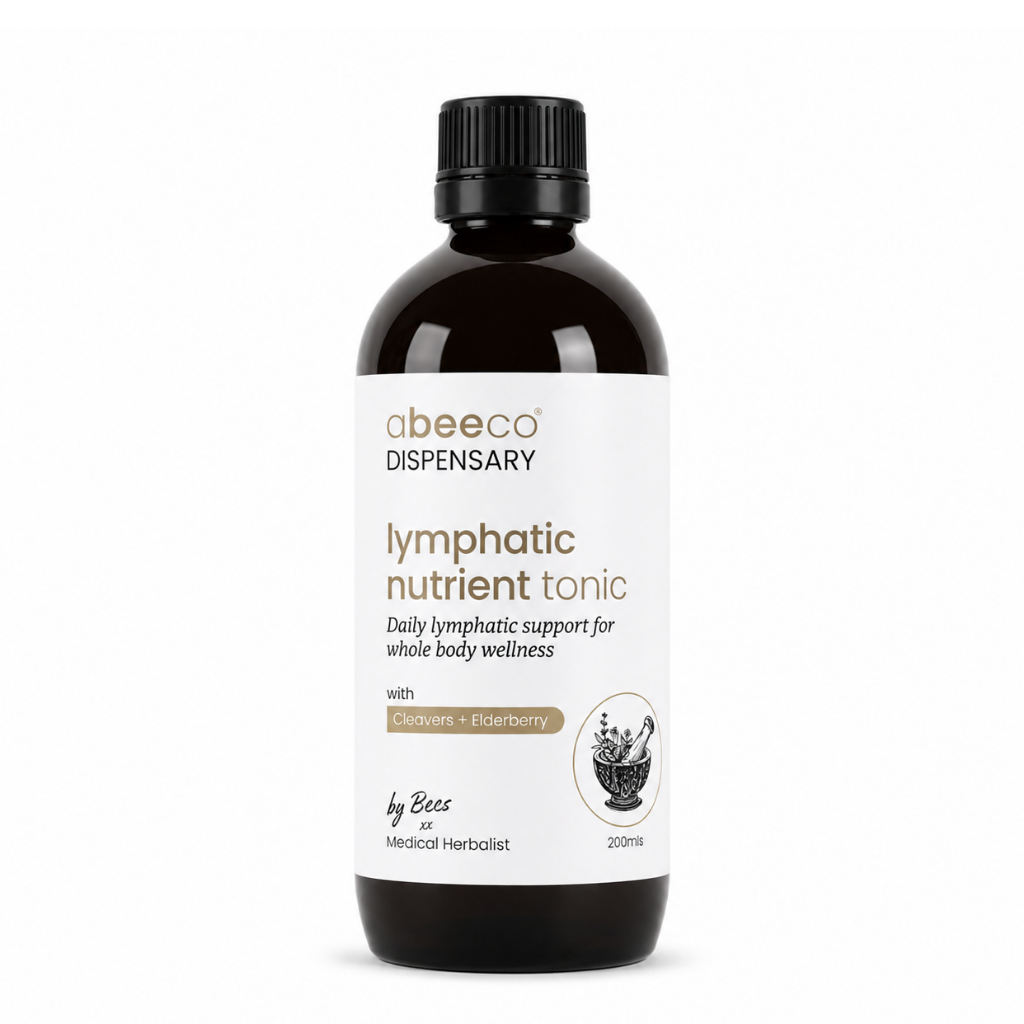 Lymphatic Nutrient Tonic 200ml bottle on a white background