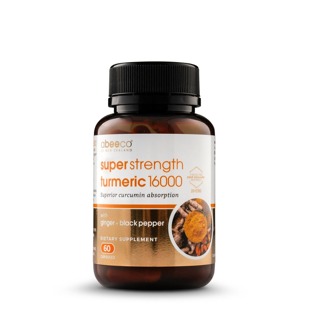 abeeco super strength turmeric 16000 with ginger and black pepper