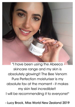 Celebrity Lucy Brock recommends abeeco's Moisturiser