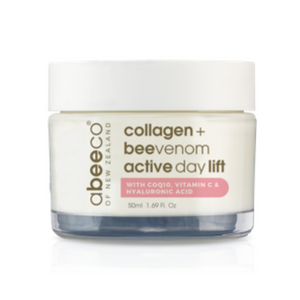 Collagen + Bee Venom Active Day Lift Moisturiser | Skincare by abeeco