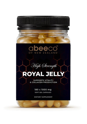 Royal Jelly supplement to support vitality and collagen production