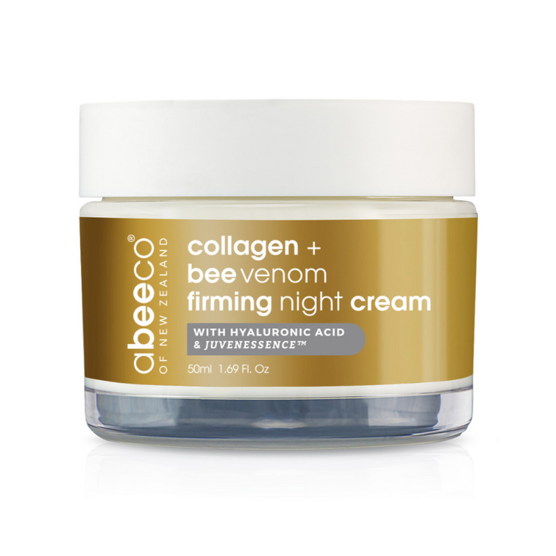 Collagen + Bee Venom Firming Night Cream with Hyaluronic Acid ...