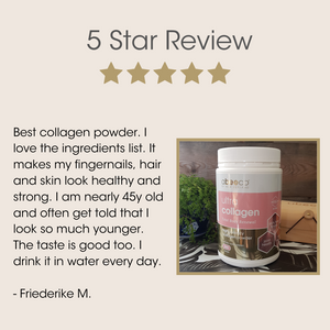 5 Star Review for abeeco Ultra Collagen powder